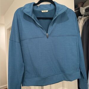Duck Camp Blue Quarter-Zip Pullover